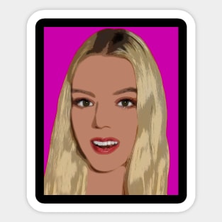 anya taylor joy Sticker